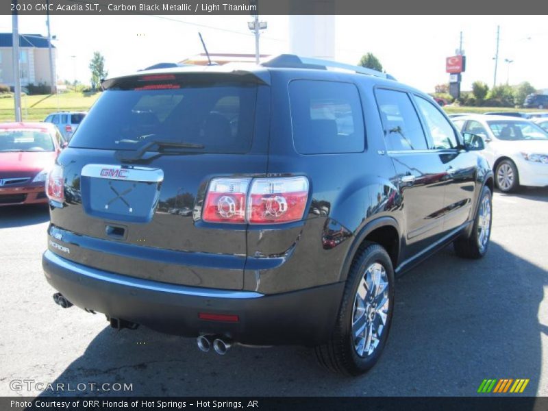 Carbon Black Metallic / Light Titanium 2010 GMC Acadia SLT