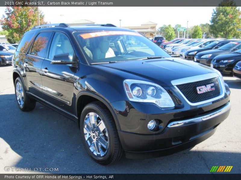 Carbon Black Metallic / Light Titanium 2010 GMC Acadia SLT