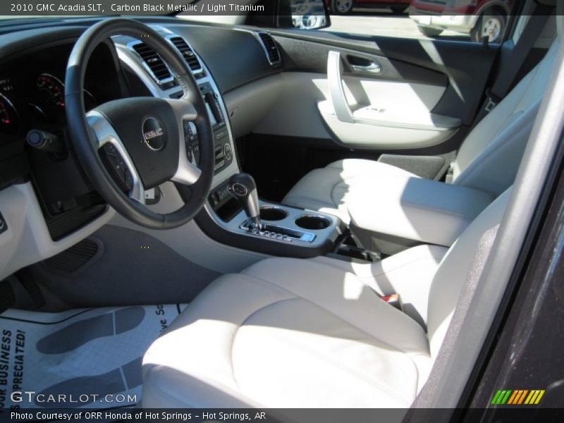 Carbon Black Metallic / Light Titanium 2010 GMC Acadia SLT