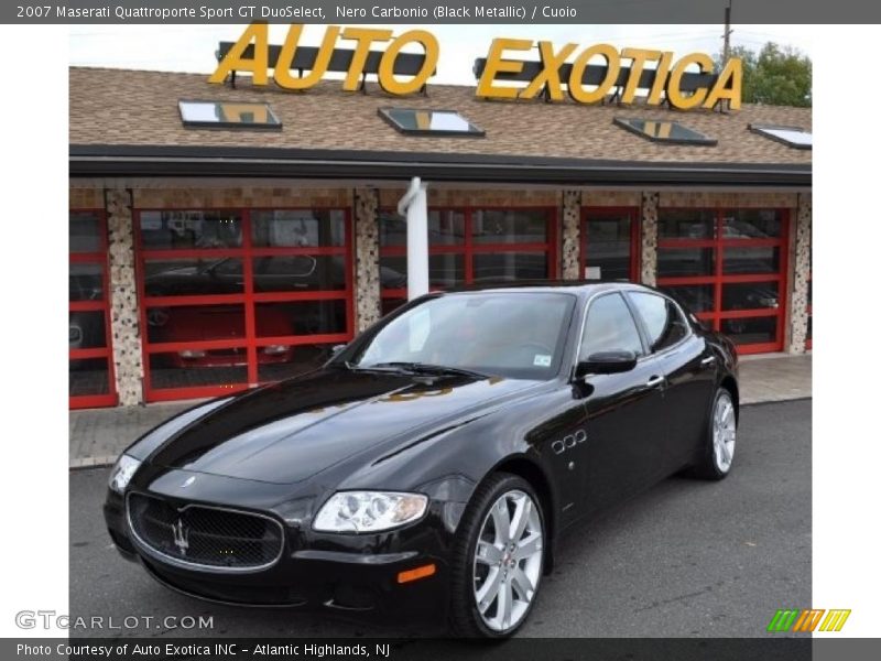 Nero Carbonio (Black Metallic) / Cuoio 2007 Maserati Quattroporte Sport GT DuoSelect