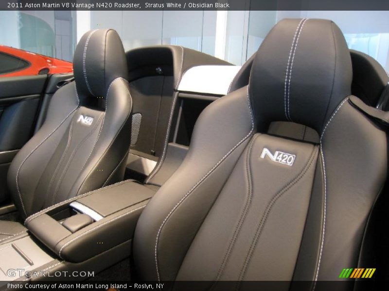  2011 V8 Vantage N420 Roadster Obsidian Black Interior