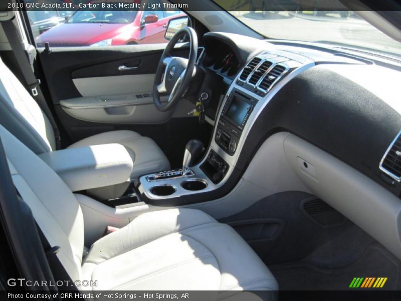 Carbon Black Metallic / Light Titanium 2010 GMC Acadia SLT