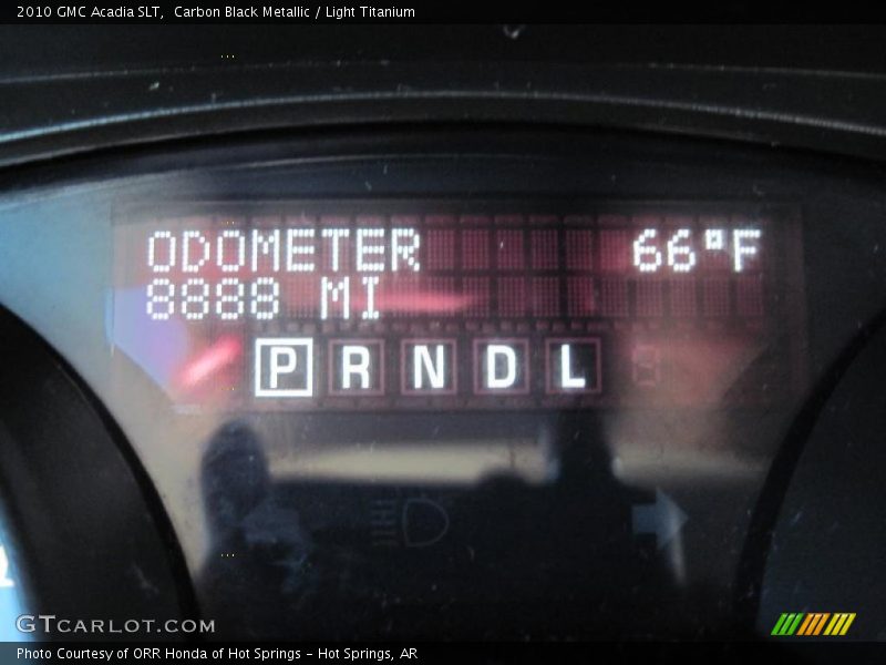 Carbon Black Metallic / Light Titanium 2010 GMC Acadia SLT