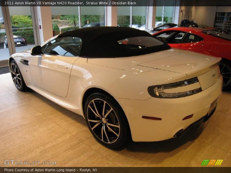  2011 V8 Vantage N420 Roadster Stratus White
