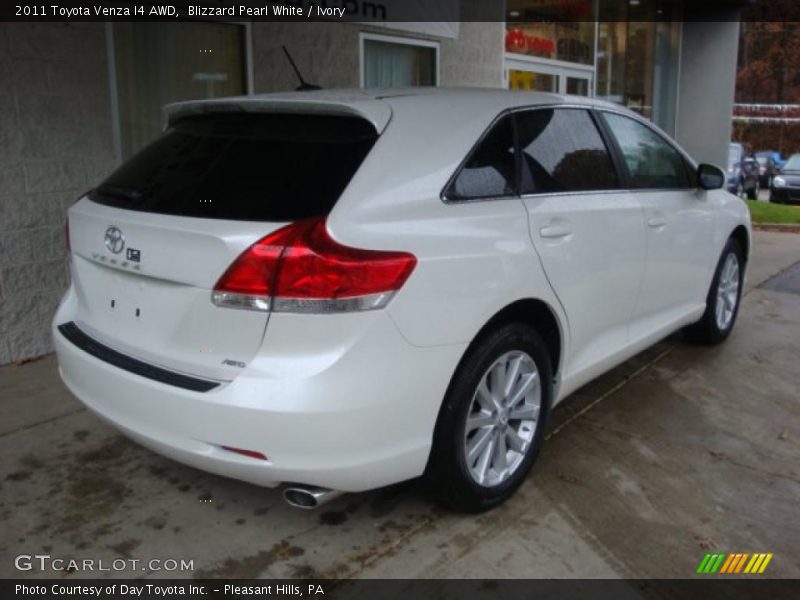 Blizzard Pearl White / Ivory 2011 Toyota Venza I4 AWD