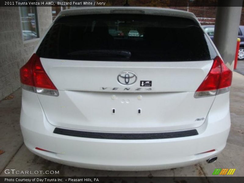 Blizzard Pearl White / Ivory 2011 Toyota Venza I4 AWD