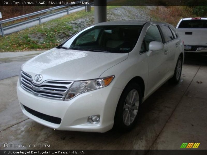 Blizzard Pearl White / Ivory 2011 Toyota Venza I4 AWD
