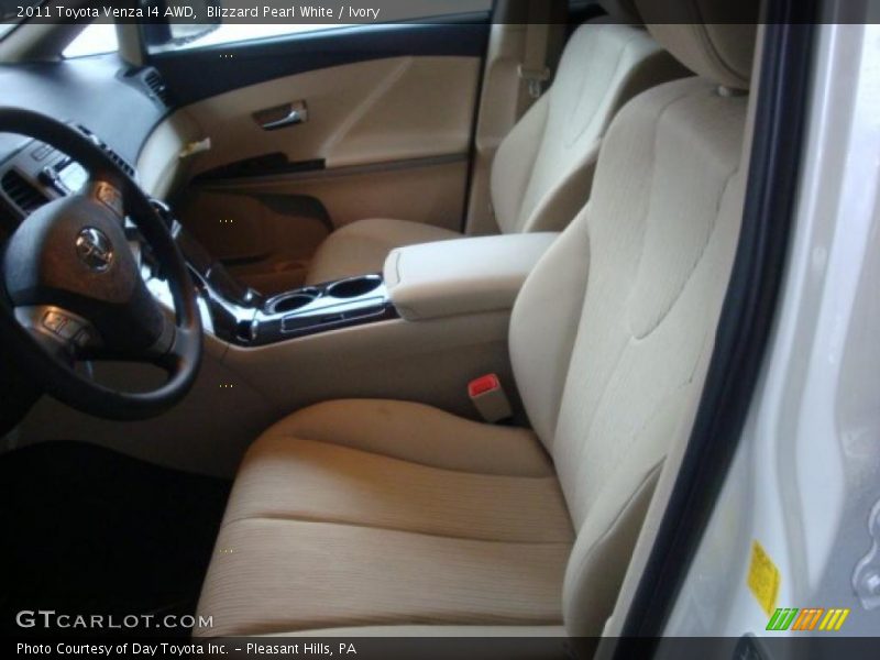 Blizzard Pearl White / Ivory 2011 Toyota Venza I4 AWD