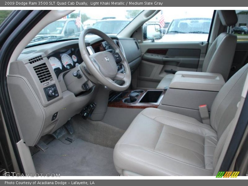 Medium Slate Gray Interior - 2009 Ram 3500 SLT Quad Cab Dually 