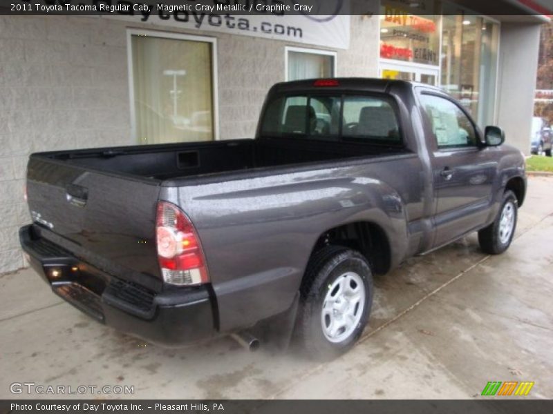 Magnetic Gray Metallic / Graphite Gray 2011 Toyota Tacoma Regular Cab