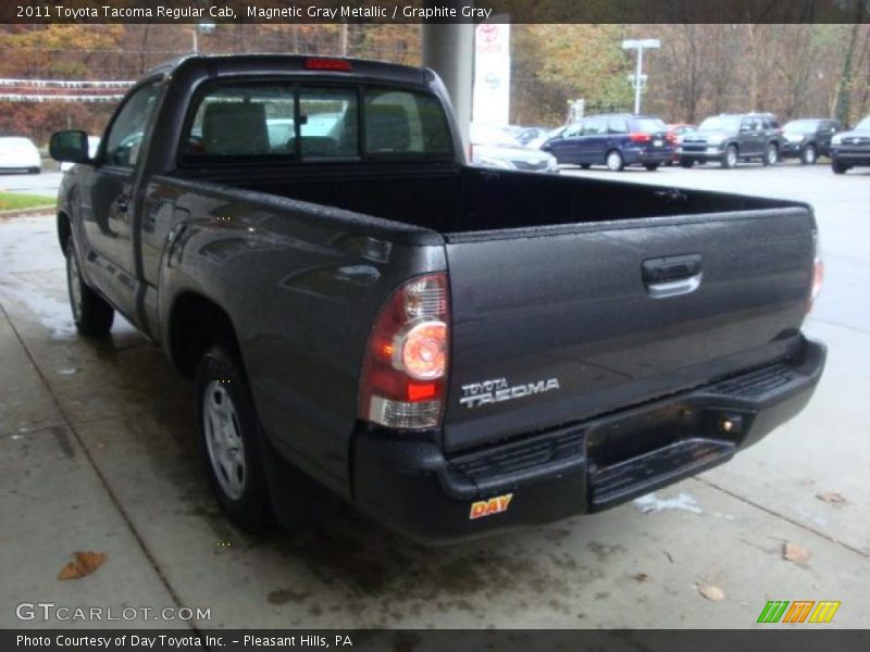 Magnetic Gray Metallic / Graphite Gray 2011 Toyota Tacoma Regular Cab