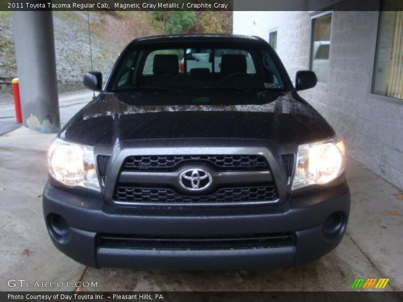 Magnetic Gray Metallic / Graphite Gray 2011 Toyota Tacoma Regular Cab