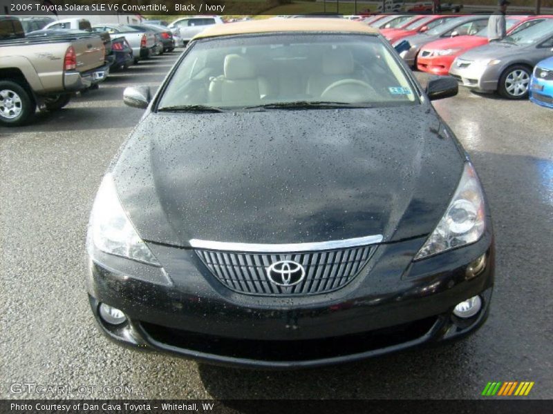 Black / Ivory 2006 Toyota Solara SLE V6 Convertible