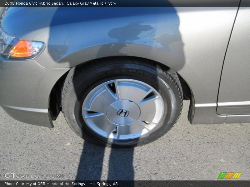 Galaxy Gray Metallic / Ivory 2008 Honda Civic Hybrid Sedan