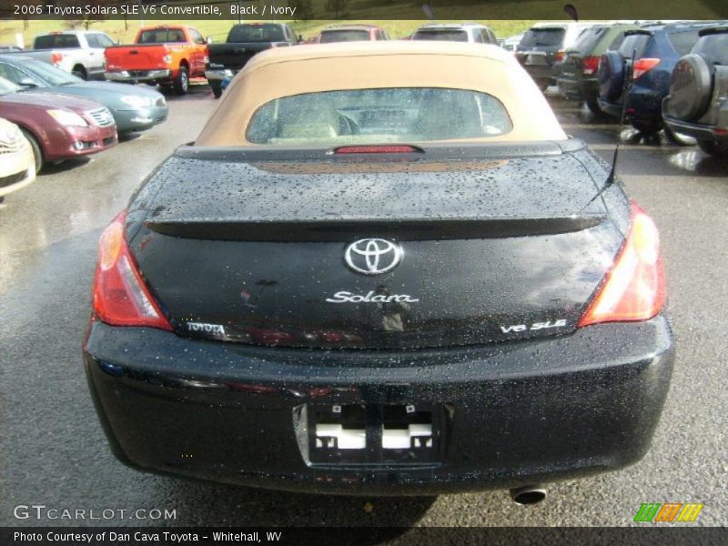 Black / Ivory 2006 Toyota Solara SLE V6 Convertible