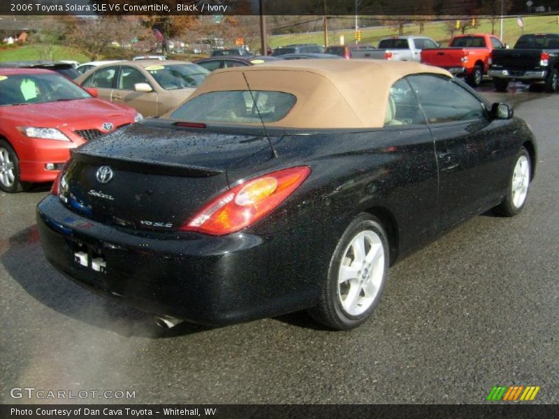 Black / Ivory 2006 Toyota Solara SLE V6 Convertible
