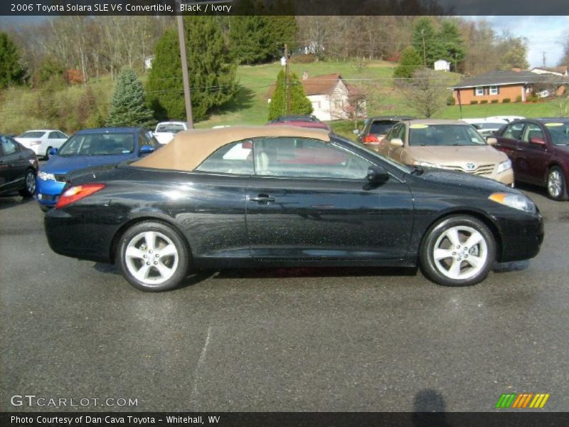 Black / Ivory 2006 Toyota Solara SLE V6 Convertible