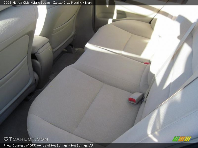 Galaxy Gray Metallic / Ivory 2008 Honda Civic Hybrid Sedan