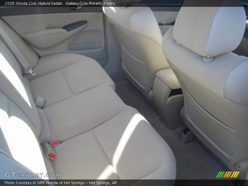 Galaxy Gray Metallic / Ivory 2008 Honda Civic Hybrid Sedan