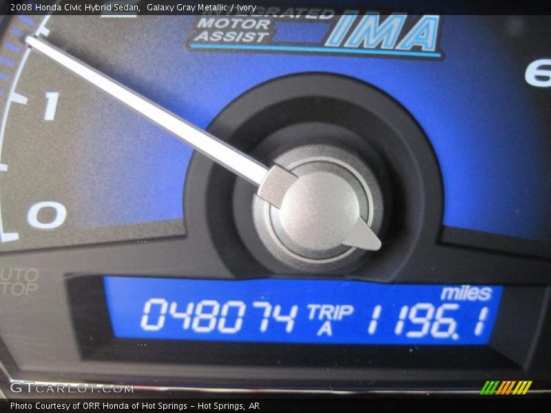 Galaxy Gray Metallic / Ivory 2008 Honda Civic Hybrid Sedan