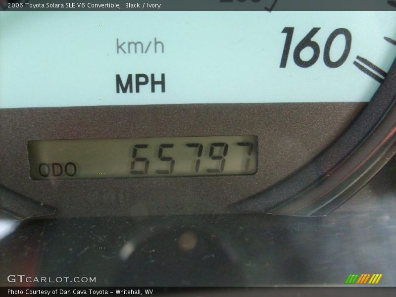 Black / Ivory 2006 Toyota Solara SLE V6 Convertible