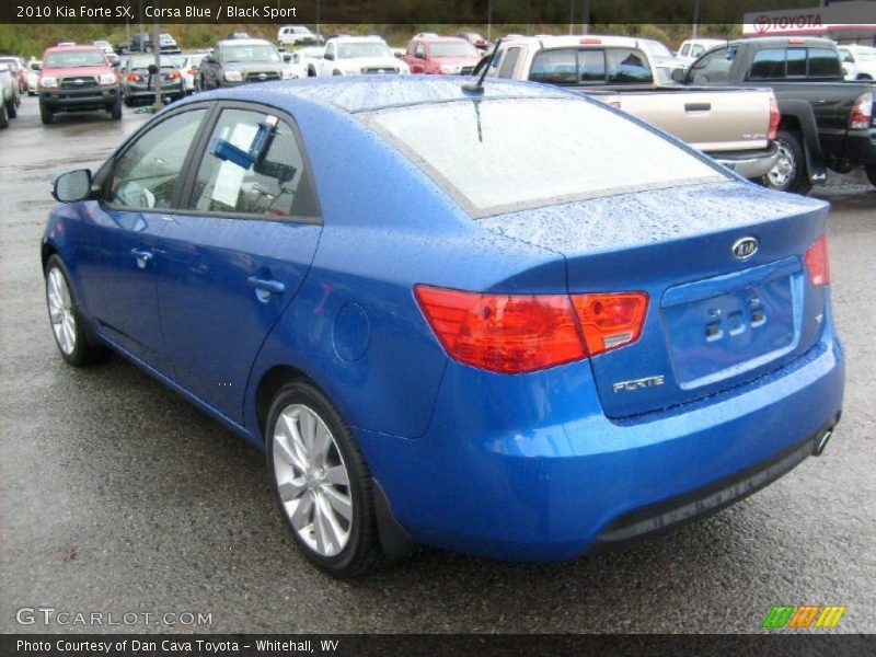 Corsa Blue / Black Sport 2010 Kia Forte SX