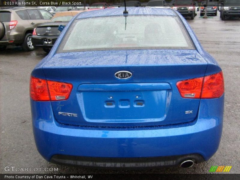 Corsa Blue / Black Sport 2010 Kia Forte SX