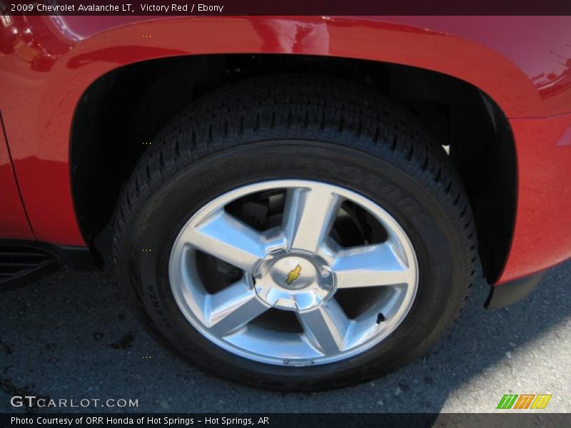 Victory Red / Ebony 2009 Chevrolet Avalanche LT