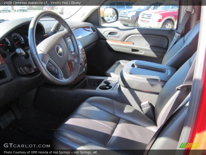  2009 Avalanche LT Ebony Interior