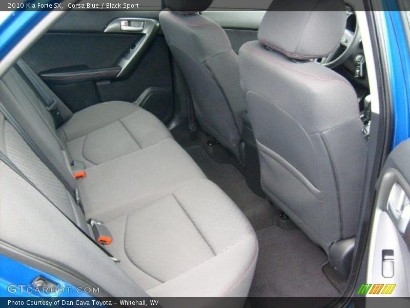  2010 Forte SX Black Sport Interior