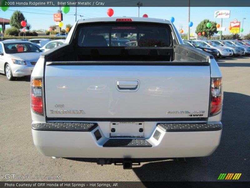 Billet Silver Metallic / Gray 2008 Honda Ridgeline RTL