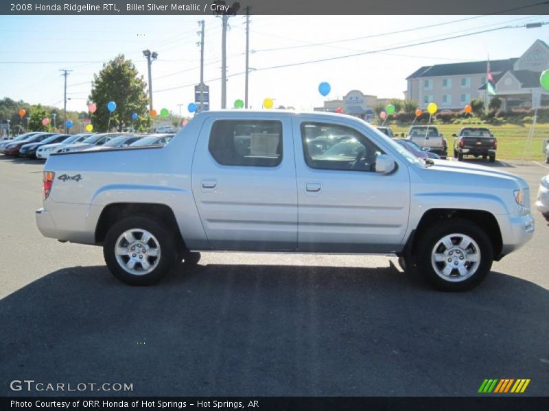 Billet Silver Metallic / Gray 2008 Honda Ridgeline RTL