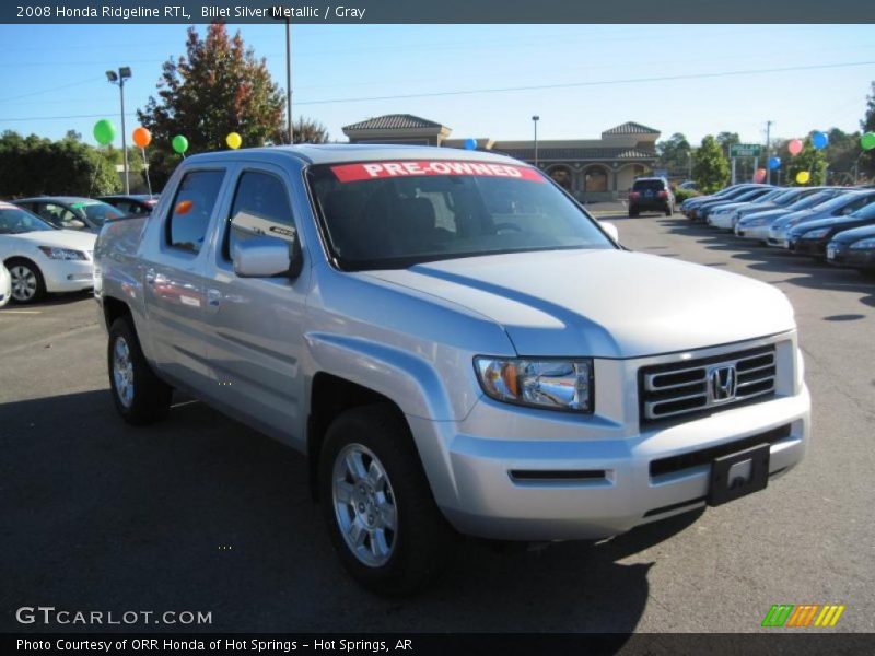 Billet Silver Metallic / Gray 2008 Honda Ridgeline RTL