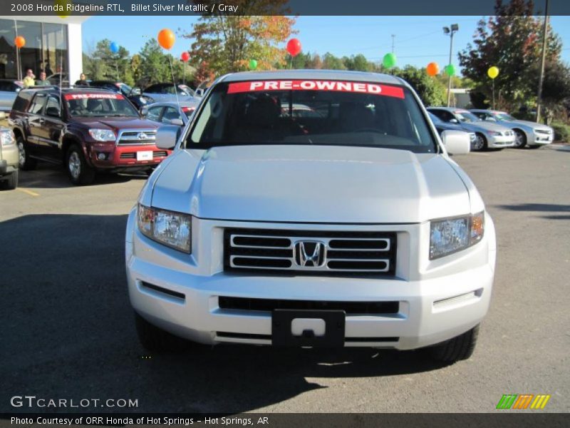 Billet Silver Metallic / Gray 2008 Honda Ridgeline RTL