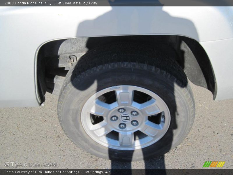 Billet Silver Metallic / Gray 2008 Honda Ridgeline RTL