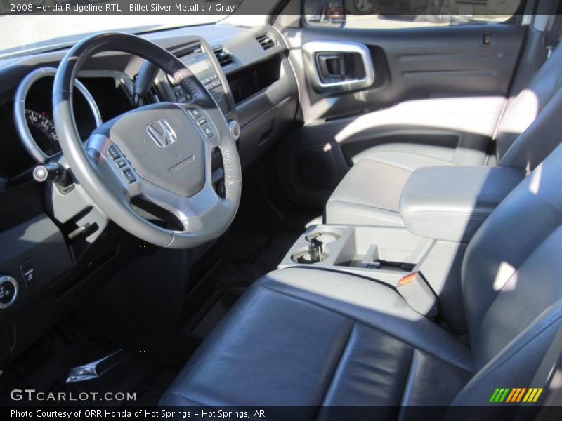 Billet Silver Metallic / Gray 2008 Honda Ridgeline RTL
