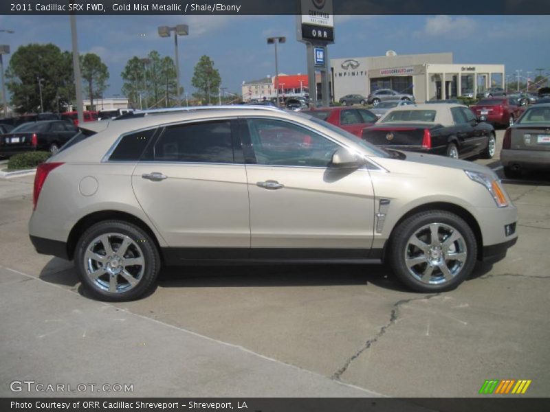 Gold Mist Metallic / Shale/Ebony 2011 Cadillac SRX FWD