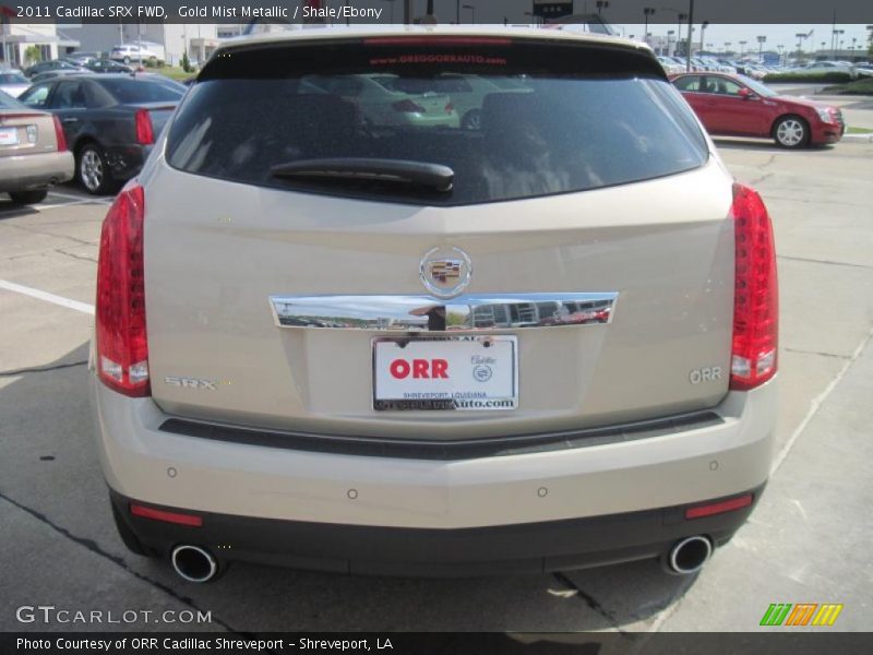 Gold Mist Metallic / Shale/Ebony 2011 Cadillac SRX FWD