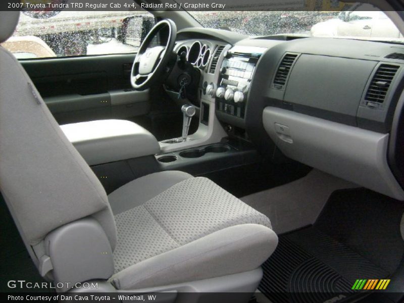  2007 Tundra TRD Regular Cab 4x4 Graphite Gray Interior