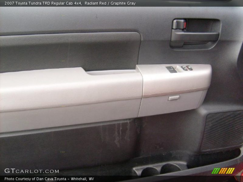 Radiant Red / Graphite Gray 2007 Toyota Tundra TRD Regular Cab 4x4