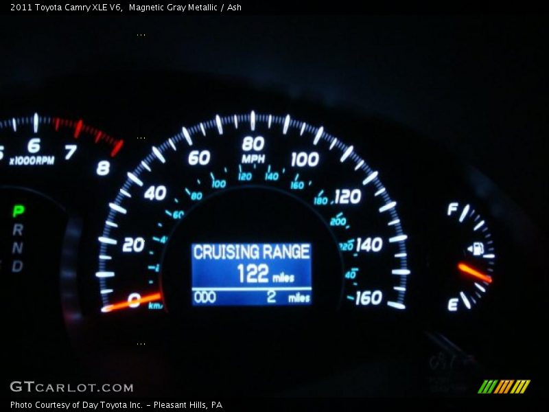 Magnetic Gray Metallic / Ash 2011 Toyota Camry XLE V6