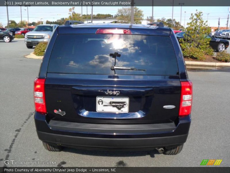 Blackberry Pearl / Dark Slate Gray/Light Pebble 2011 Jeep Patriot Latitude