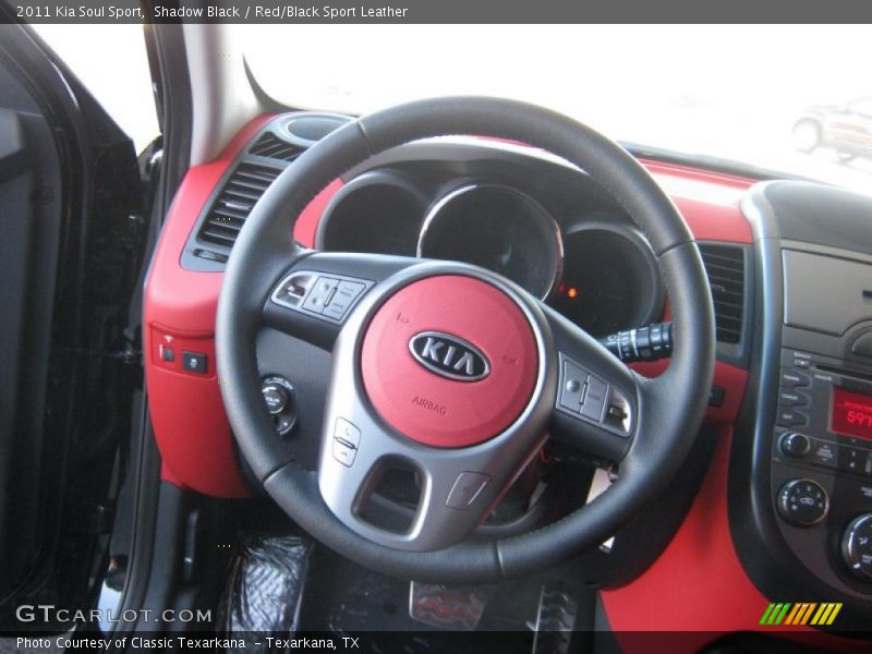  2011 Soul Sport Red/Black Sport Leather Interior
