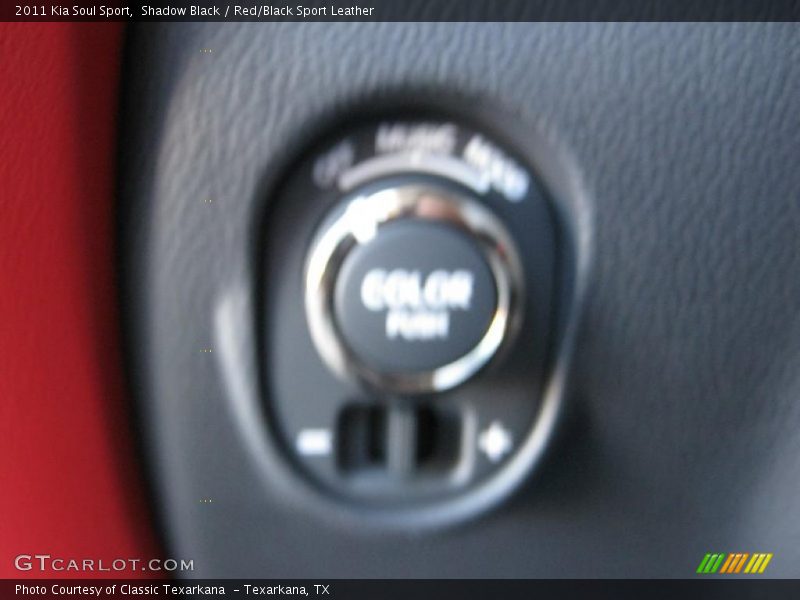 Shadow Black / Red/Black Sport Leather 2011 Kia Soul Sport