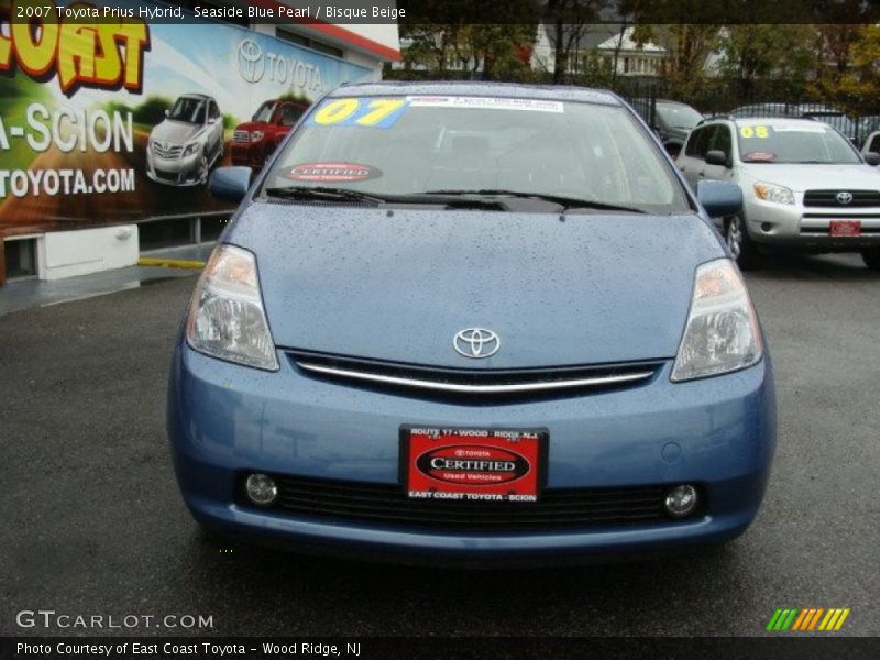 Seaside Blue Pearl / Bisque Beige 2007 Toyota Prius Hybrid