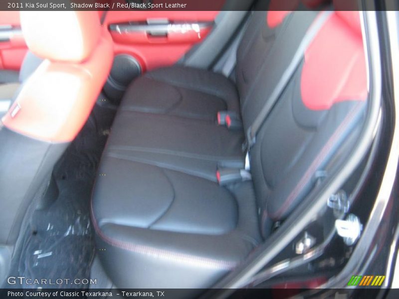  2011 Soul Sport Red/Black Sport Leather Interior