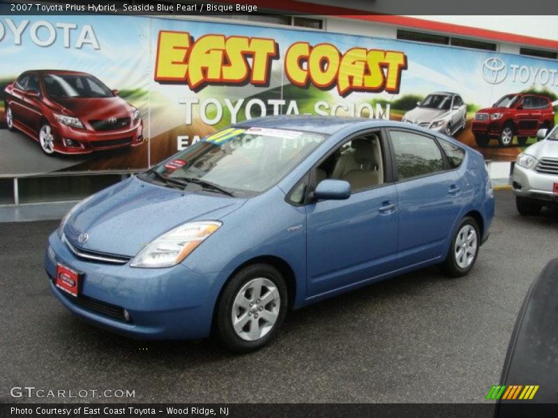 Seaside Blue Pearl / Bisque Beige 2007 Toyota Prius Hybrid