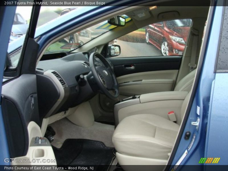 Seaside Blue Pearl / Bisque Beige 2007 Toyota Prius Hybrid