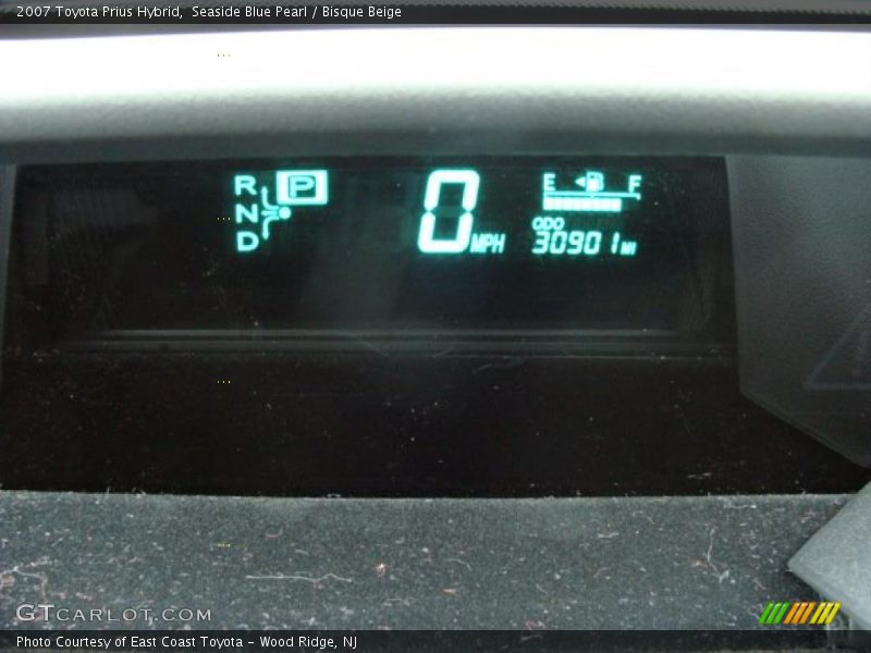 Seaside Blue Pearl / Bisque Beige 2007 Toyota Prius Hybrid
