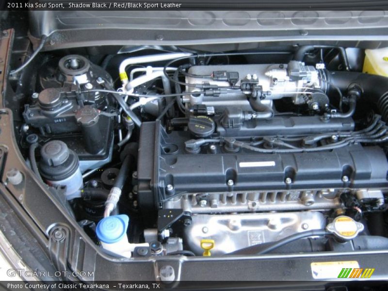  2011 Soul Sport Engine - 2.0 Liter DOHC 16-Valve CVVT 4 Cylinder